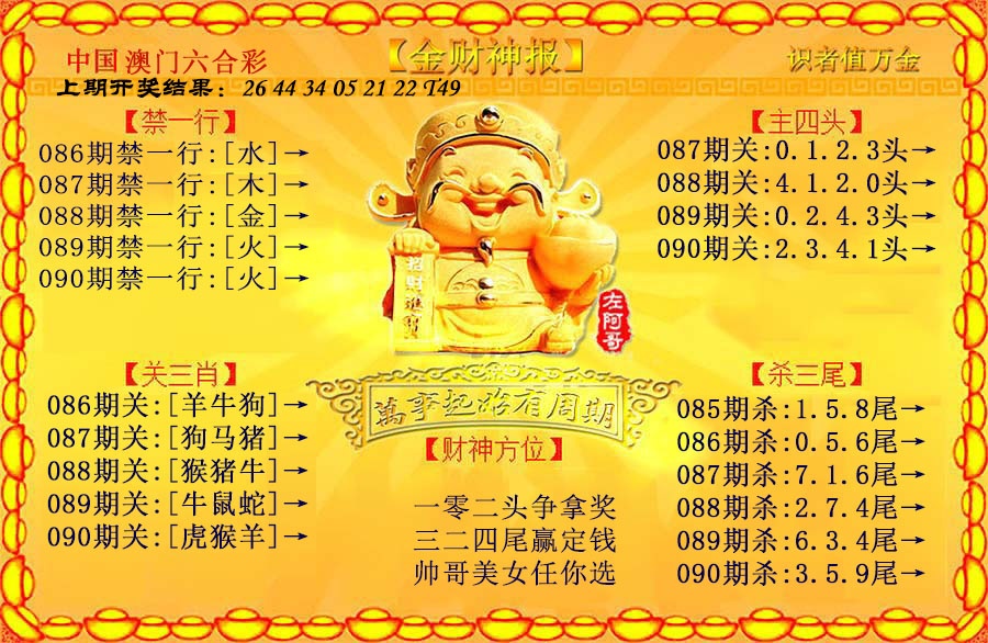 090期金财神[图]