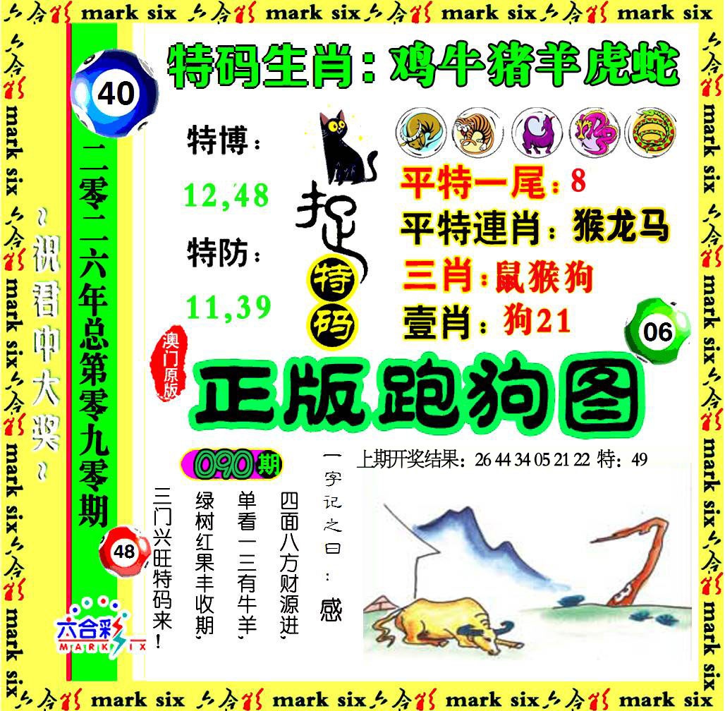 090期正版跑狗图[图]